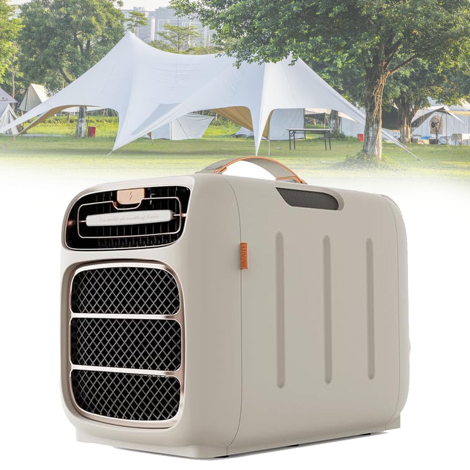 SKIHOT Portable AC Tent Camping,Outdoor Camping Air Conditioner, 5000BTU Powerful Fast Cooling,Flip-top Touch Panel,for RV Motorhome and Indoor Use Onlycooling