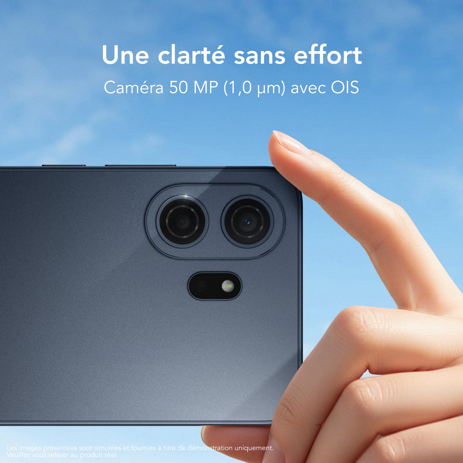 TCL Smartphone Android NXTPAPER 70 Pro 5G, doté de l'écran NXTPAPER 4.0 de 6,9" FHD+ 120 Hz, Appareil Photo Principal 50 MP OIS, 256 Go + 8 Go, IA, Dimensity 7300, Bleu Astral.