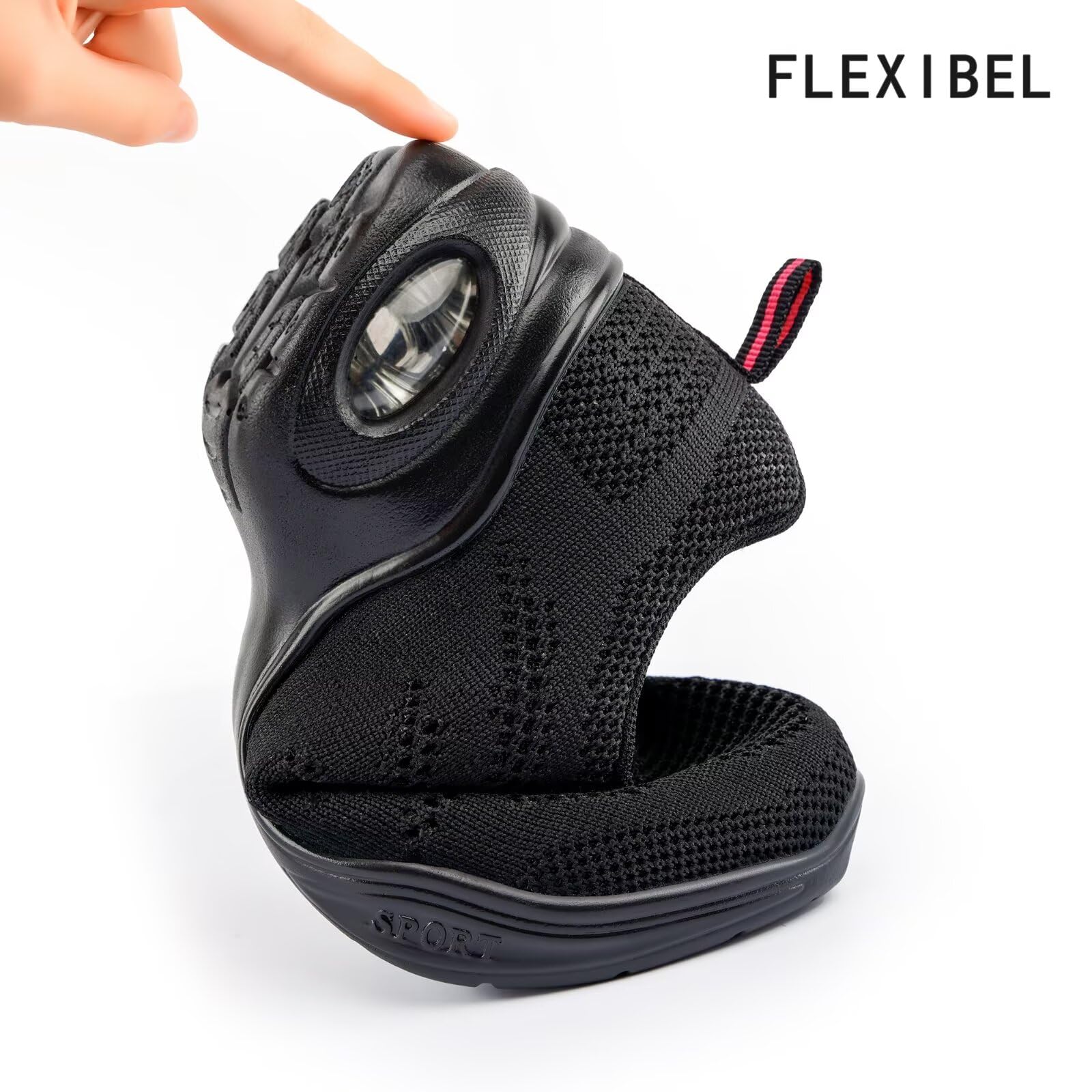 Baskets de danse pour femme - Chaussures de danse jazz à lacets avec coussin d'air pour homme et femme - Cheerleader Zumba