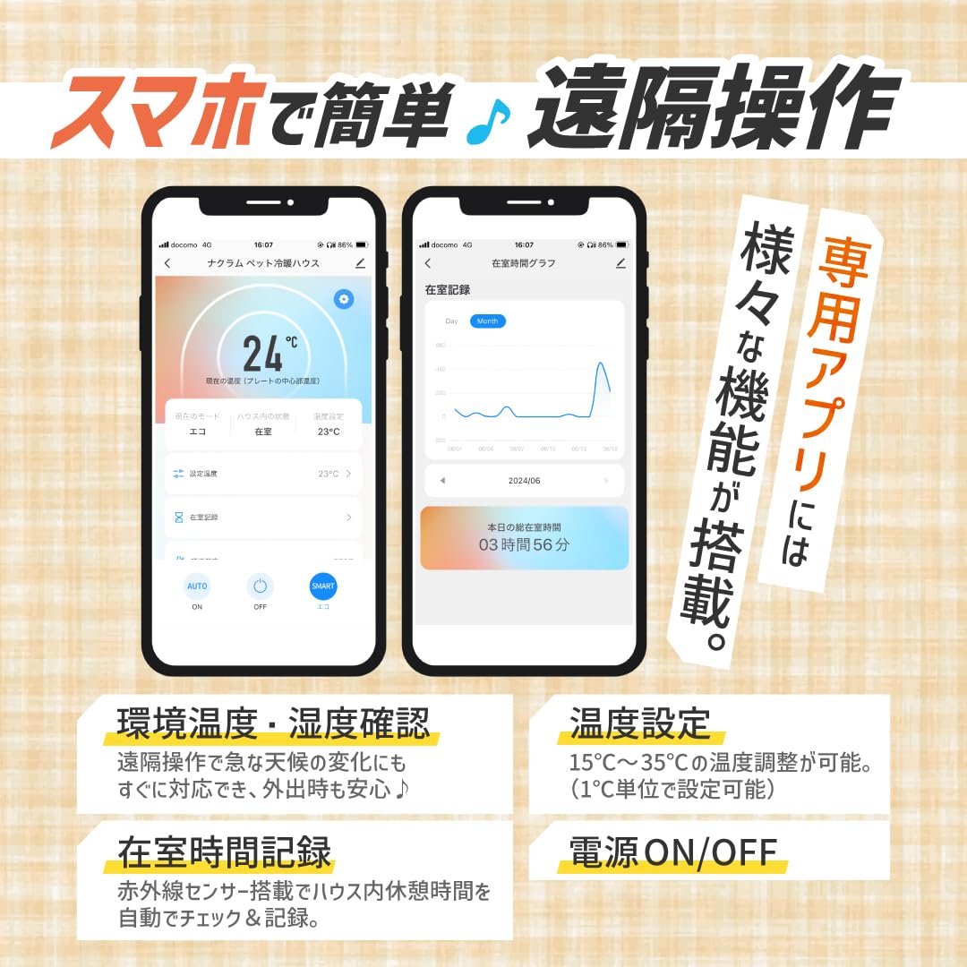 Amazon | NAKURAM ナクラム スマート冷暖ハウス CT-716 犬 猫 ペット