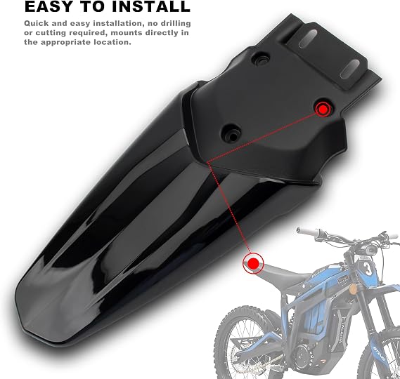 Rear Fender Talaria Sting,Motorcycle Fender Mudguard Replacement for MX3 MX4 Electric Dirt Bike Ebike