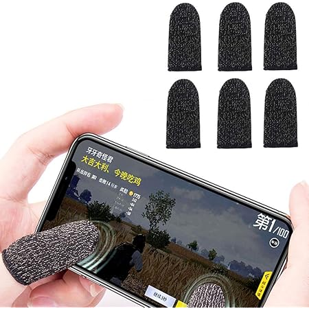 Amazon Co Jp 荒野行動 指サック Pubg Mobile 指カバー スマホゲーム 手汗対策 高感度 操作性アップ 手汗 指紋 静電防止 防指紋汚れ 優れたゲーム体験 Iphone Android Ipadなどに対応 6個入り 家電 カメラ