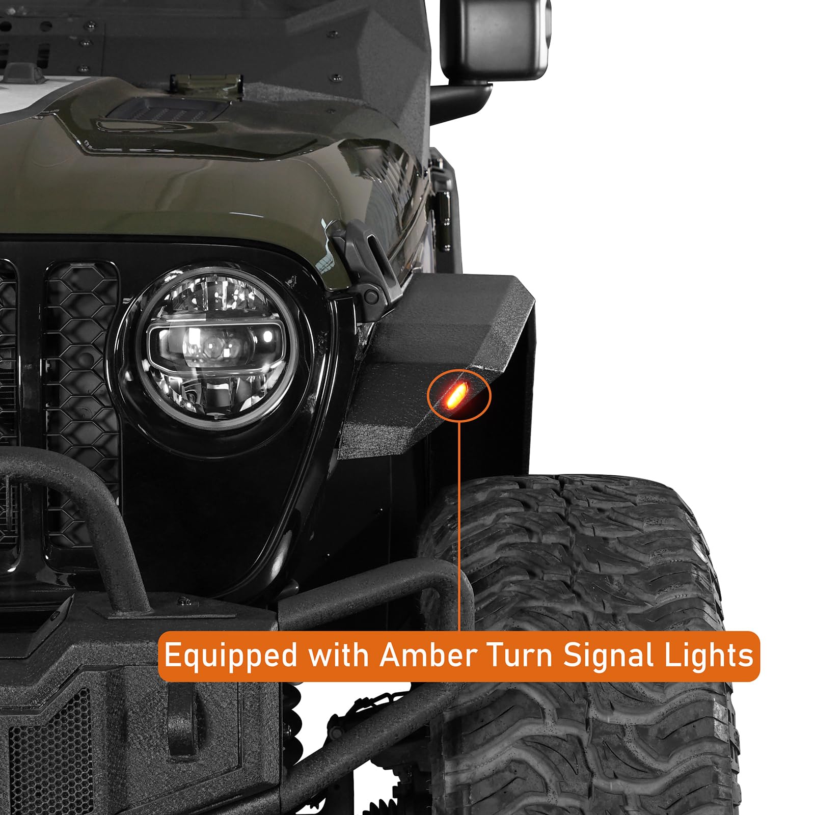 Offroad Fender Flares Hooke Road Armour Fender Flares For Jeep