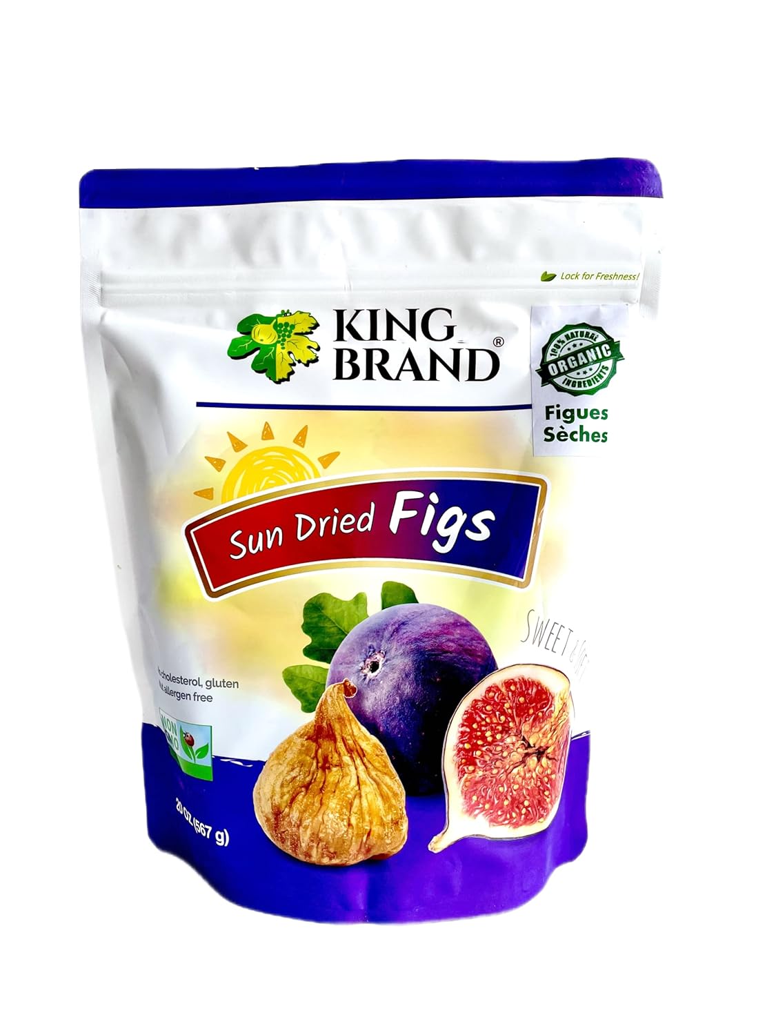 King Brand Dried Figs 20 Ounces Grocery & Gourmet Food