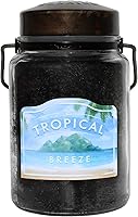 Vista 43 de McCall’s Candles Vanilla Bourbon Vela perfumada de 26 onzas Hecha en EE. UU. Frasco rústico vintage con asa de transporte Fragancia cálida