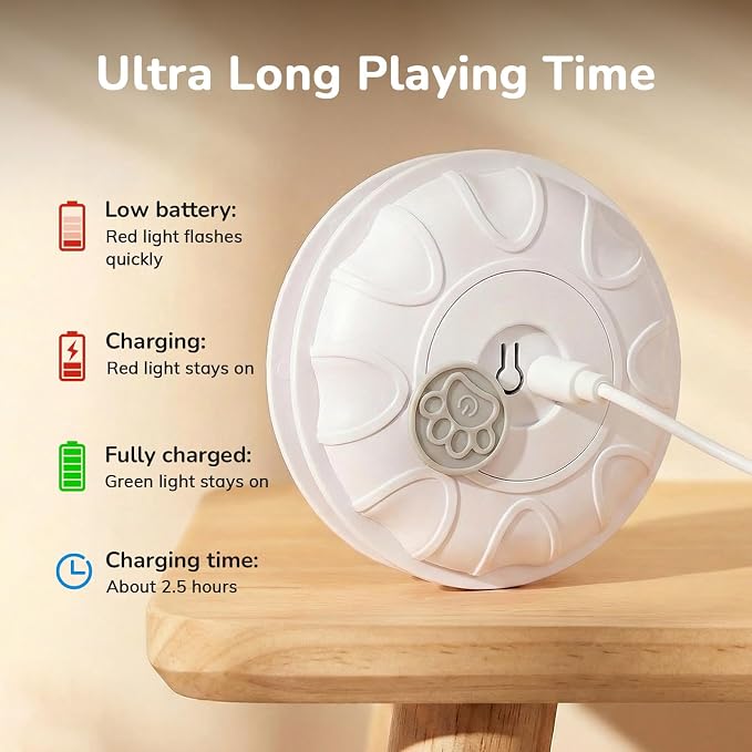 Juguete interactivo para gatos con sonido y recargable miniatura 6