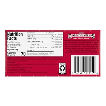 Wonka Boston Baked Beans, Candy-Coated Peanuts,?Sweet & Salty, 4.3 Ounce Theater Candy Boxes (Pack of 12)