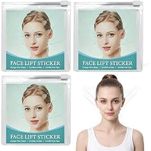 240PCS Face Lift Tape Face Lifting Tape Invisible With 40PCS Adjustable Lifting Rope.Firms Skin Instantly Tightens Double Chin And Neck, Smooths Wrinkles. Colorless And Transparent, Suitable For Women