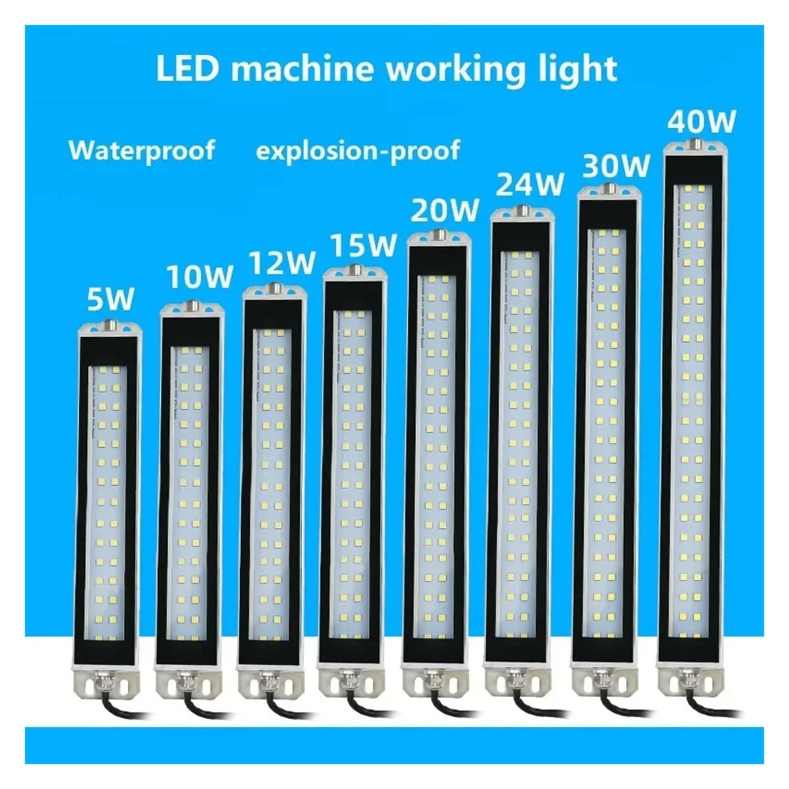 AC/DC Taller Torno Luces De Trabajo Industrial