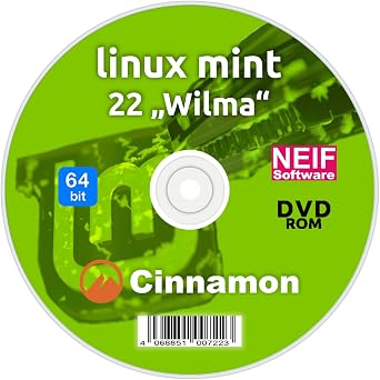 Linux Mint 22 Wilma Cinnamon auf DVD