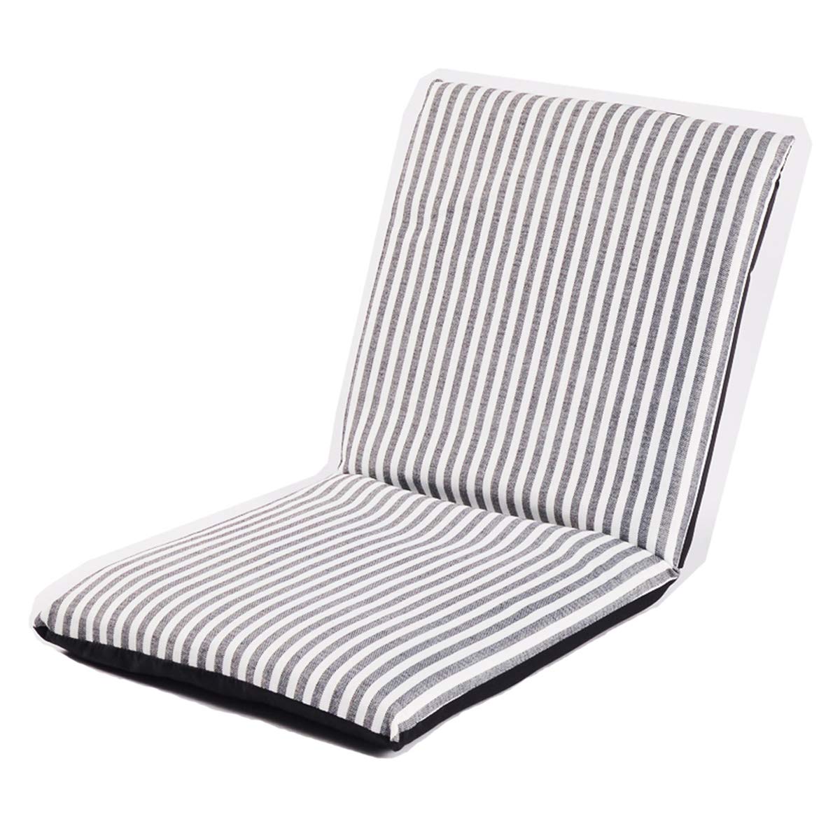 PENCK Padded Floor Chair with Adjustable Backrest, Comfortable, Semi-Foldable, and Versatile, for Meditation, Seminars, Reading, TV Watching or Gaming, Suitable for Home Or Office