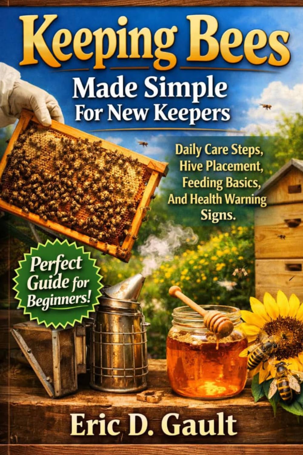 Keeping Bees Made Simple For New Keepers Daily Care Steps, Hive Placement, Feeding Basics, And Health Warning Signs.
