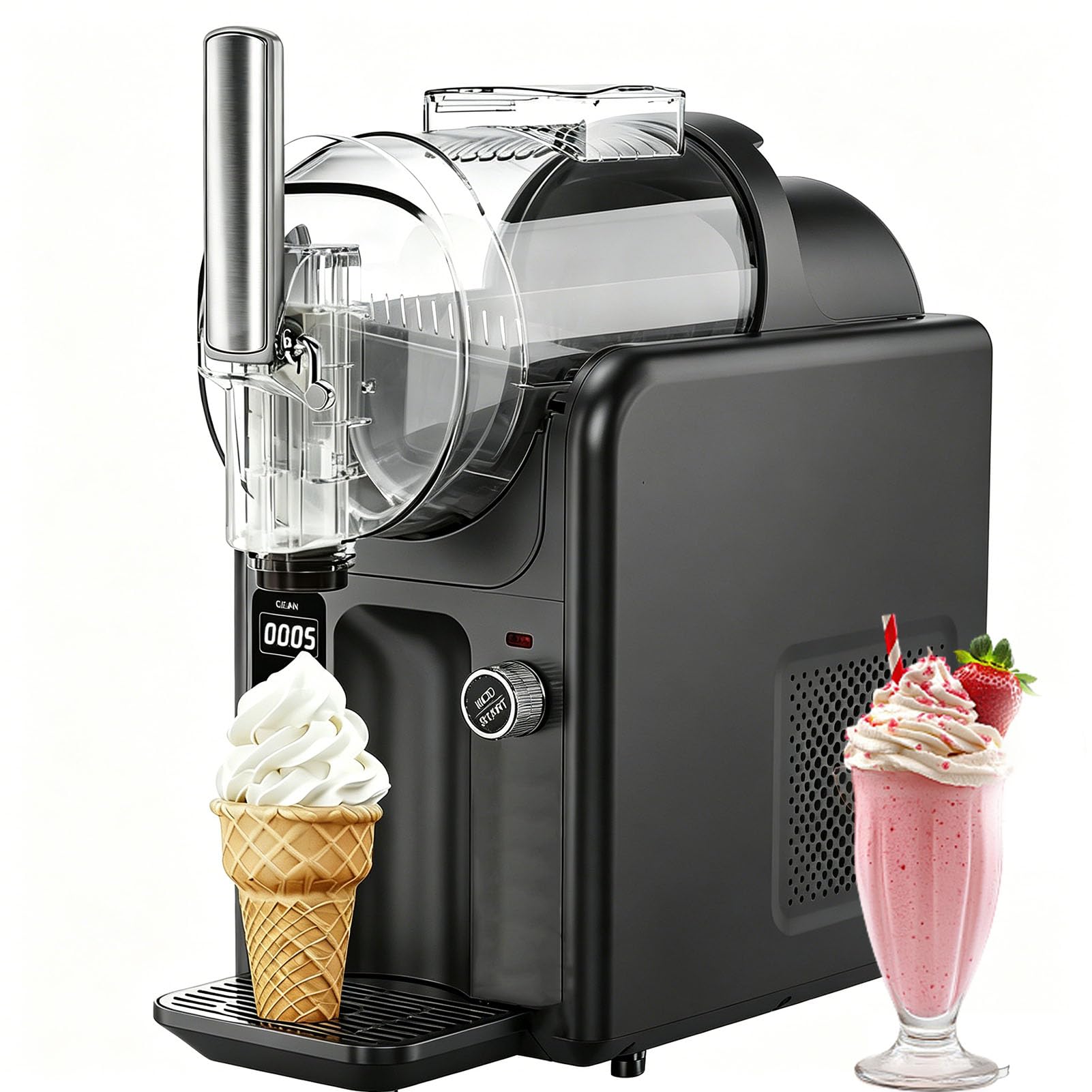 Frozen Drink Maker, 2000 ml Slushy Maschine für Smoothies, Cocktails und mehr – einfach zu bedienendes Haushaltsgerät zum Erfrischen von gefrorenen Getränken