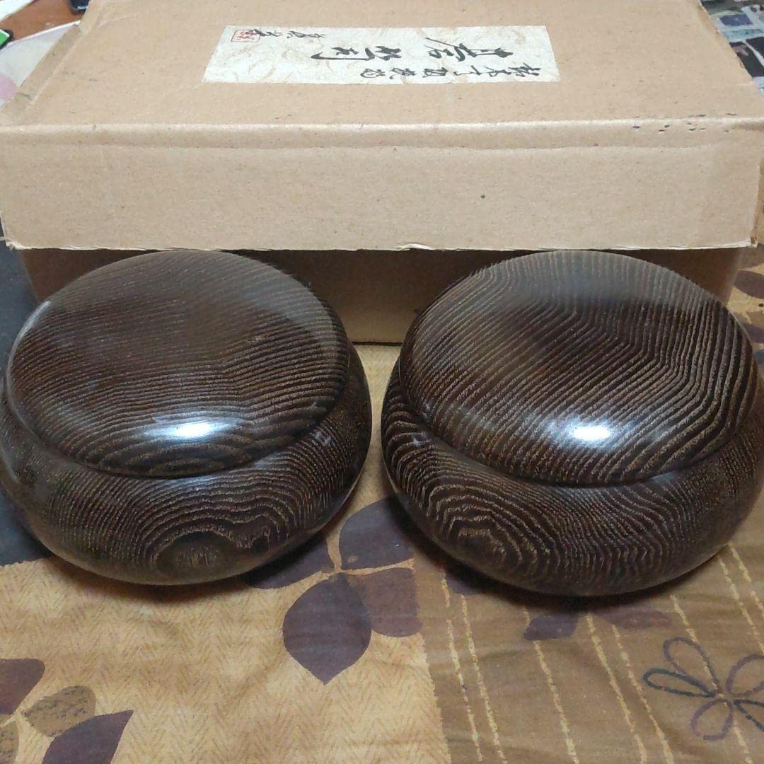 タガヤサン碁笥　鉄刀木碁笥　柾目　特大平形 タガヤサン碁笥 鉄刀木碁笥 柾目 特大平形 Amazon | タガヤサン