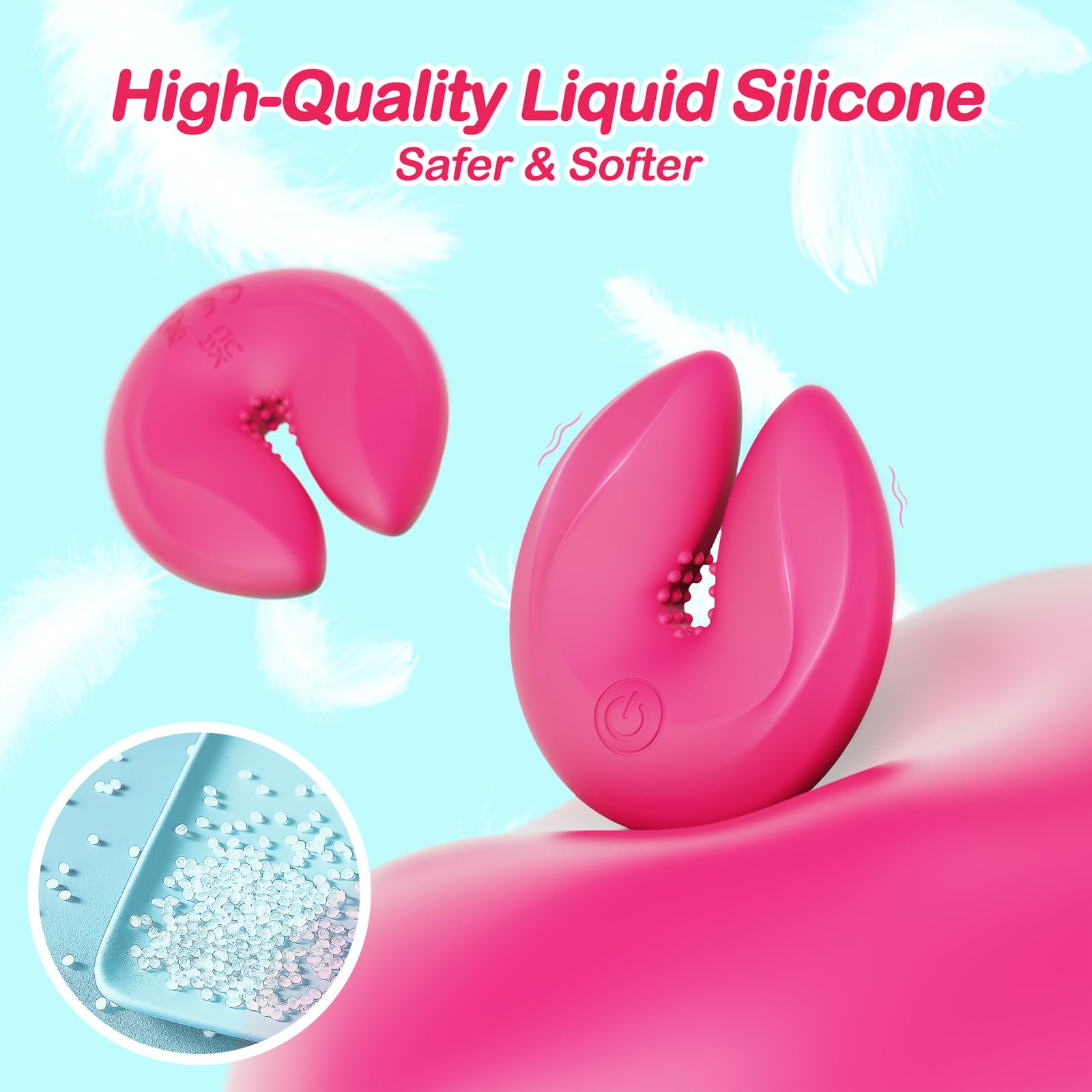 Nipple Toys Clamps Adult Toys APP Remote Control Vibrator with 9 Vibrations, BDSM Nipple Vibrators Adult Sex Toys & Games Vibrater, Female Sex Toy Sexual Pleasure Tools for Women Couples Sex Toys