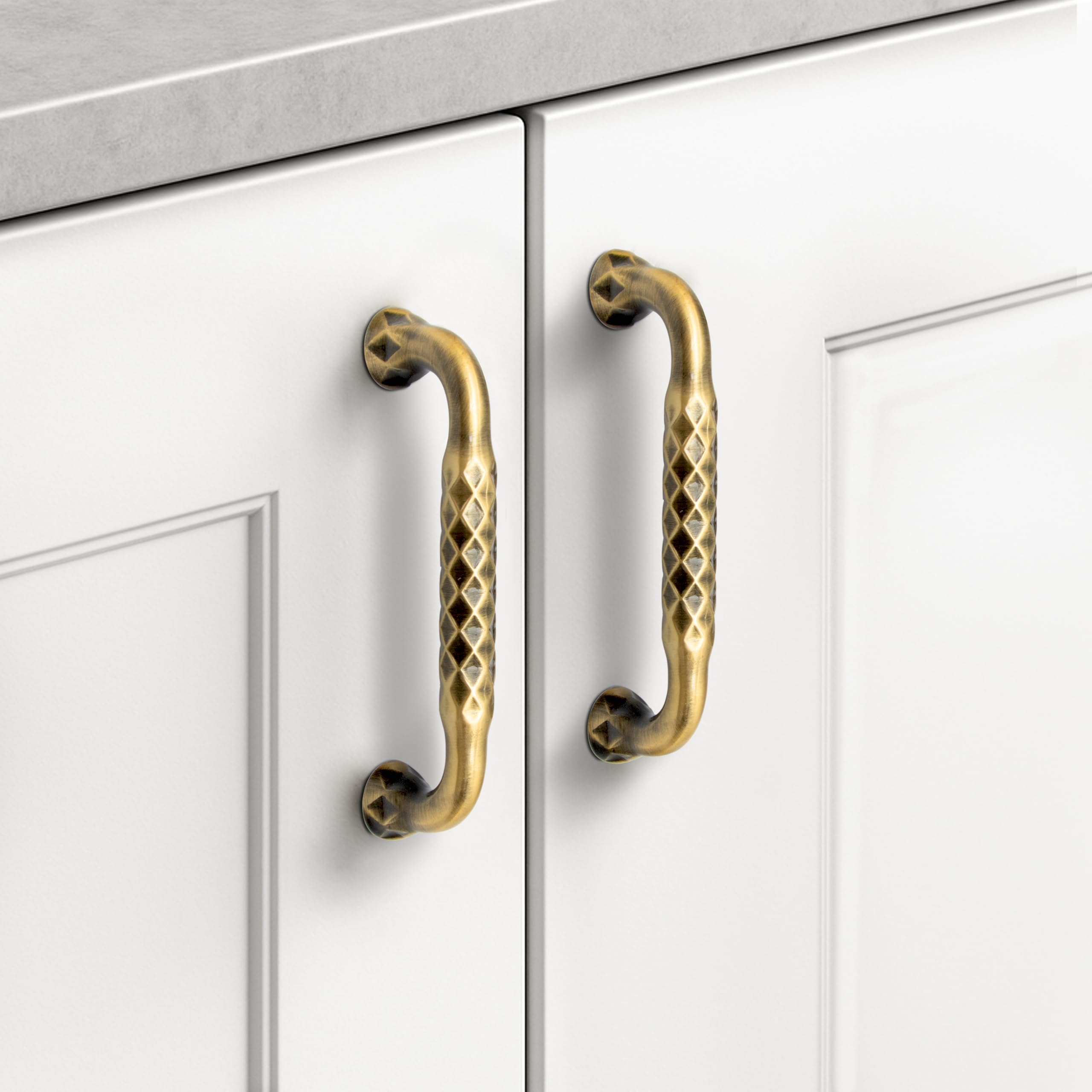 Plantex Cabinet Handle/Kitchen Cabinet Door Handle/Wardrobe/96 mm Cupboard Handle/Door Pull-Push Handle for Home/Office - Pack of 2 (Brass Antique)-image-28