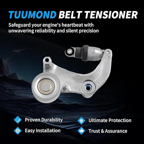 Miniatura 6 de 39385 Conjunto de polea tensor de correa para Acura ILX 2013-2015 L4 2.0L, Honda Civic HR-V L4 1.8L 2006-2018