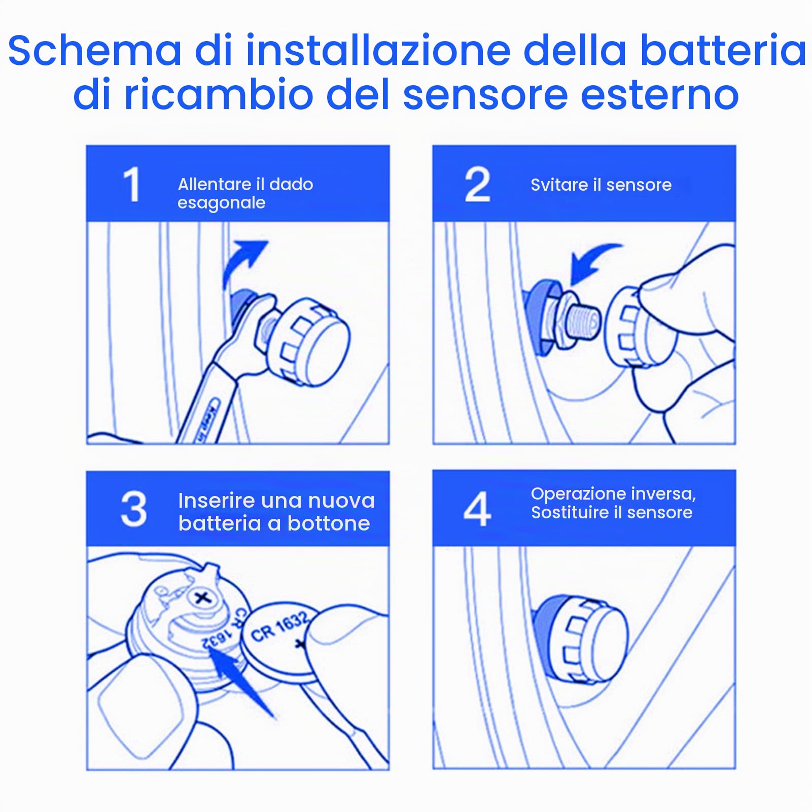 Sensori Pressione Pneumatici, TPMS Sistema di Monitoraggio Della Pressione dei Pneumatici per Moto TPMS di Ricarica USB Moto con 2 sensori Esterni Display LCD Digitale TPMS per Moto a Due Ruote