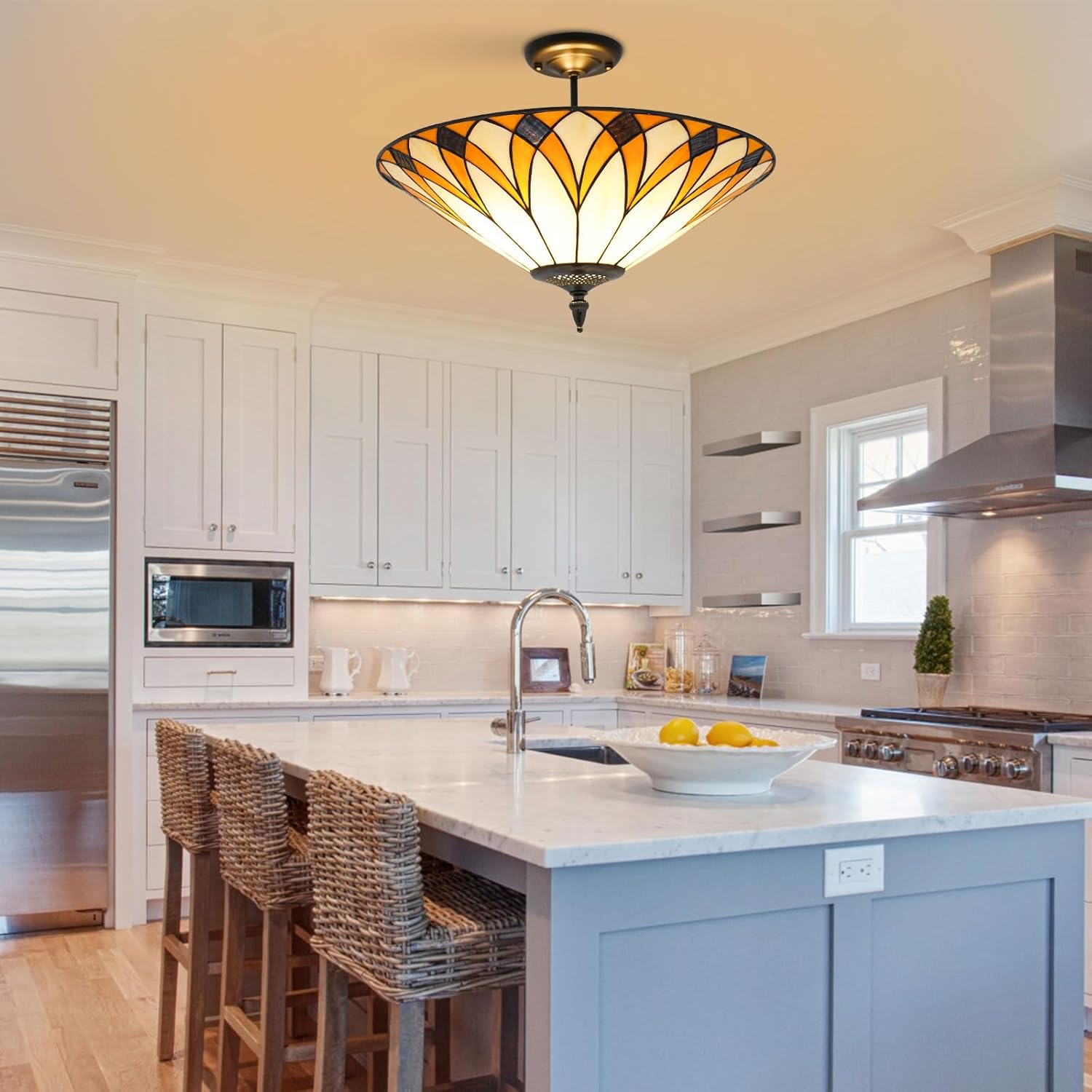 Dimmable Modern LED Ceiling Light,Flush Mount Ceiling Lights Fixture for Bedroom, Kitchen, Laundry Room,Office