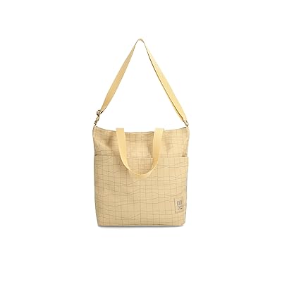 Topo Designs Dirt Tote Tote Handbags Sahara Terrain, Canvas/Cotton