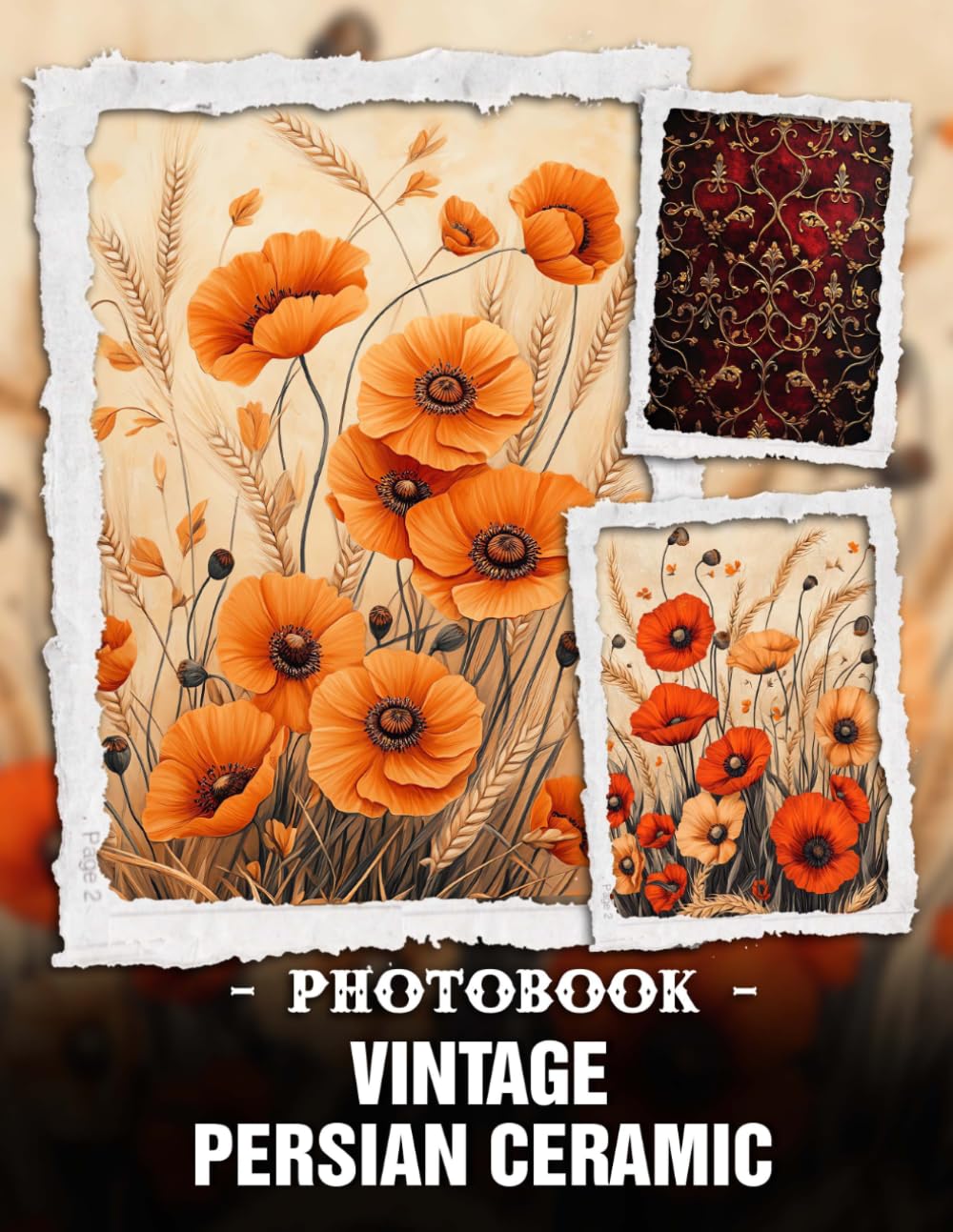 Vintage Persian Ceramic Photo Book: Elegant Ancient Designs And Antique Pottery Pieces Showcased Through Classic Middle Eastern Photographs For Timeless Home Decor Inspiration