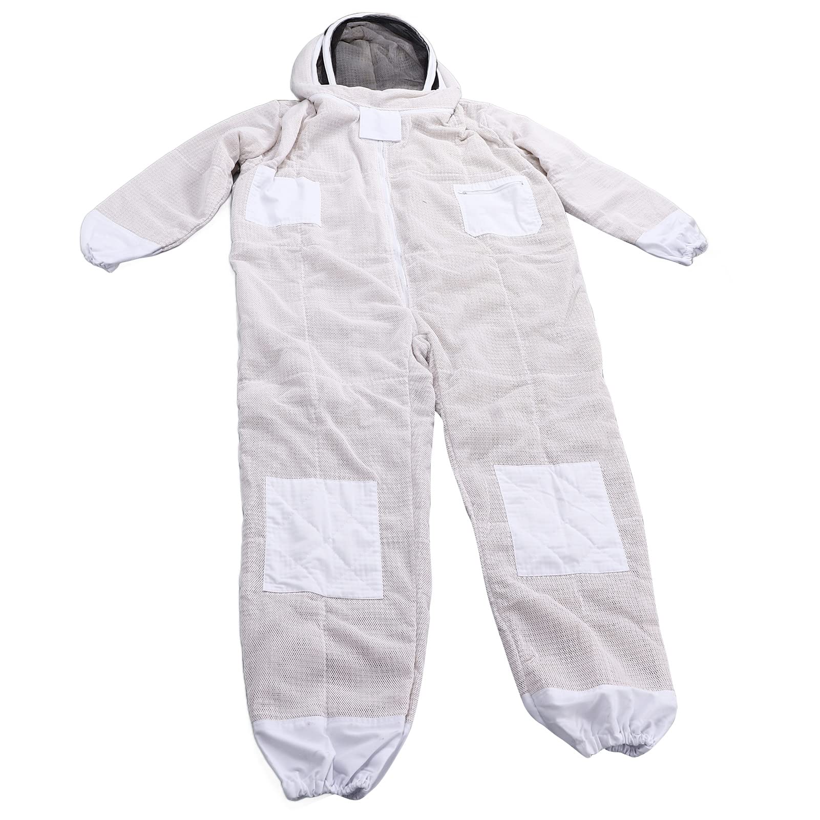 Traje de Abeja Siamesa Profesional para Apicultores, Traje Ventilado con Cremallera Cómodo y Transpirable para las Temporadas de Otoño e Invierno