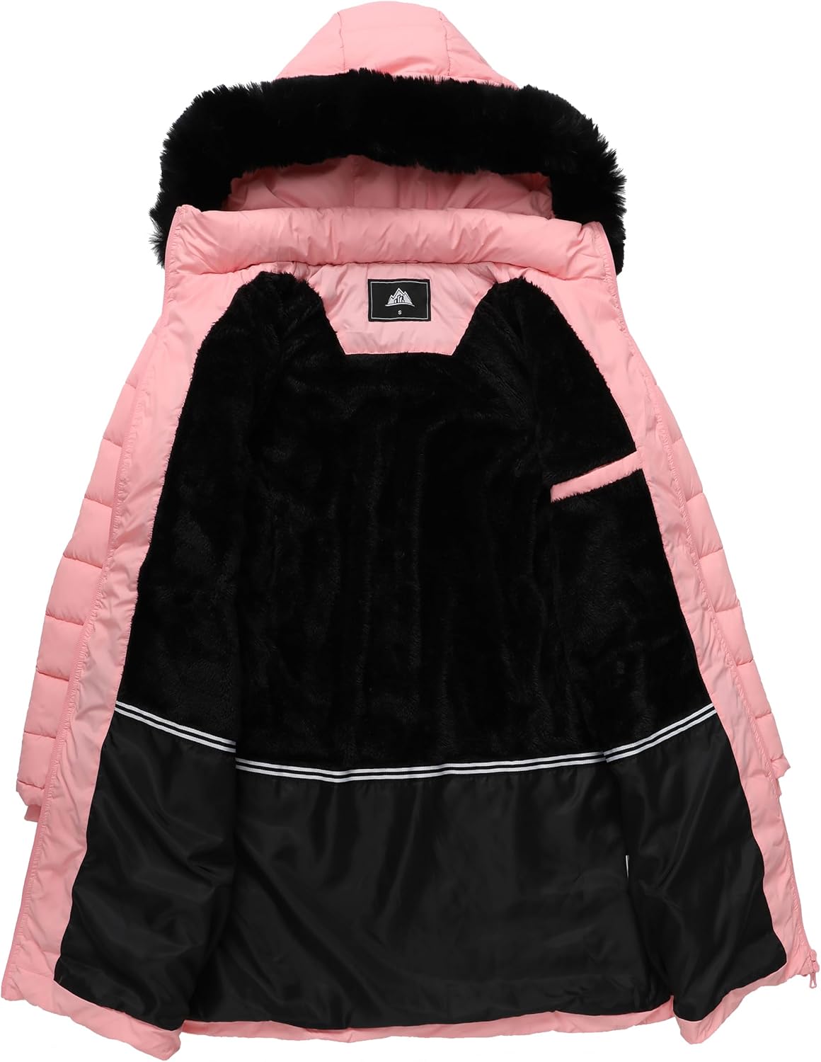 GOLDLADIES Women's Waterproof Long Down Jacket,Warm Winter Hooded Puffer Coat Thickened for Hiking Outdoor - Image 6