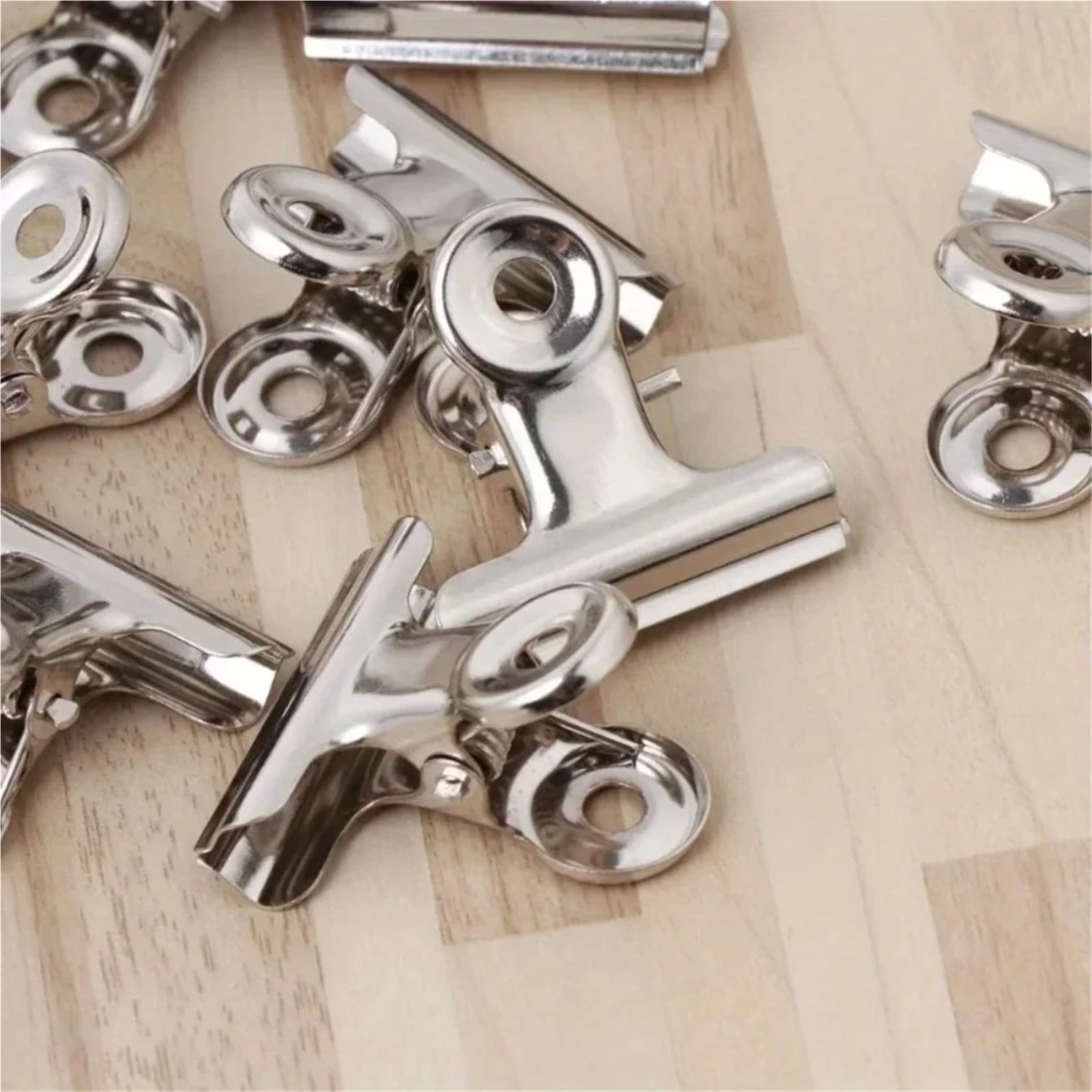 30 Stück Edelstahl-Clips für Küche