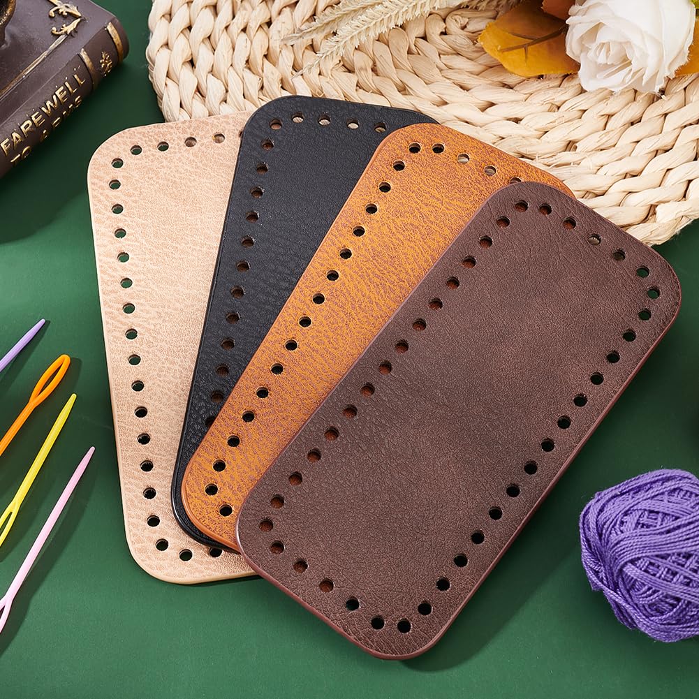 6 Fonds De Sac En Feutre Pour Crochet - 3 Tailles (15, 25, 30cm) Avec Trous Prédécoupés - 2