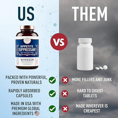 Miniatura 4 de Supresor del apetito para bajar de peso - Garcinia cambogia, suplementos de control del apetito de glucomanano y refuerzo del metabolismo para bajar