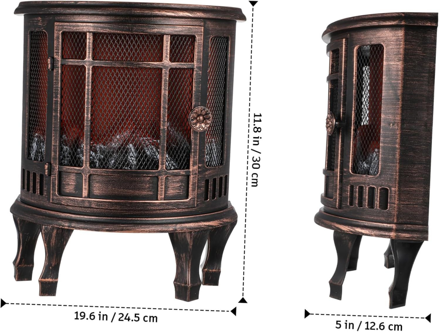 Delicate Decorative Flame Light for Home Decor Unique Night Lamp for Bedroom Coffee Table Fireplace Mantle Elegant Design Battery Not Included