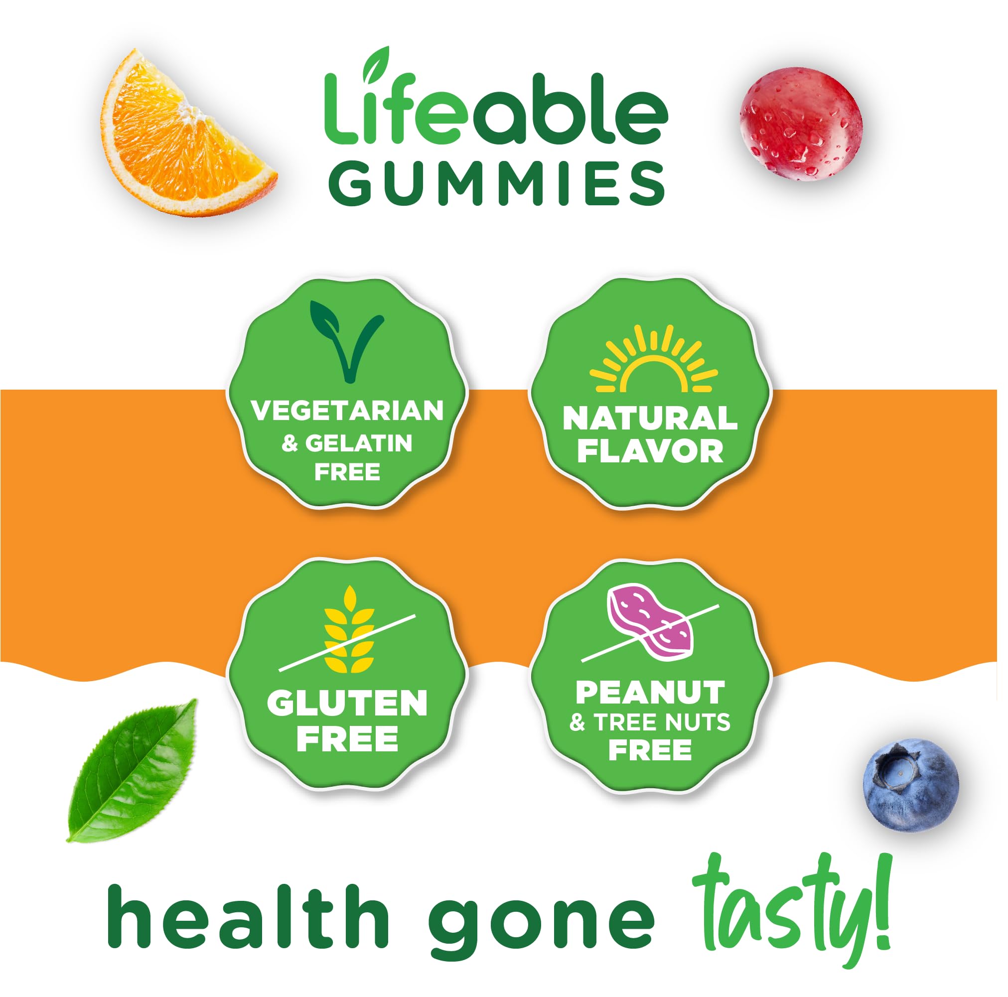 Lifeable Prenatal Gummies for Women, Iron, Folic Acid & Choline, 90 Count — Amazon image 5
