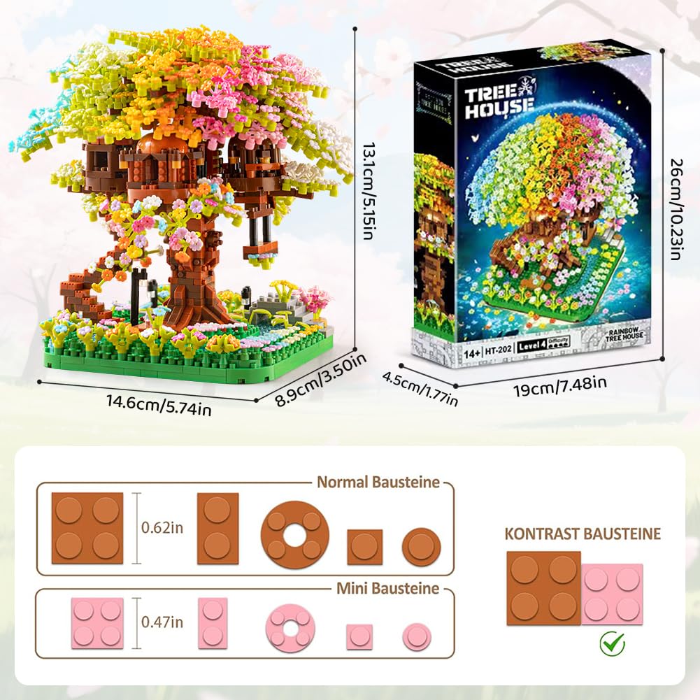 Sakura Tree House Building Block Set - Image 2