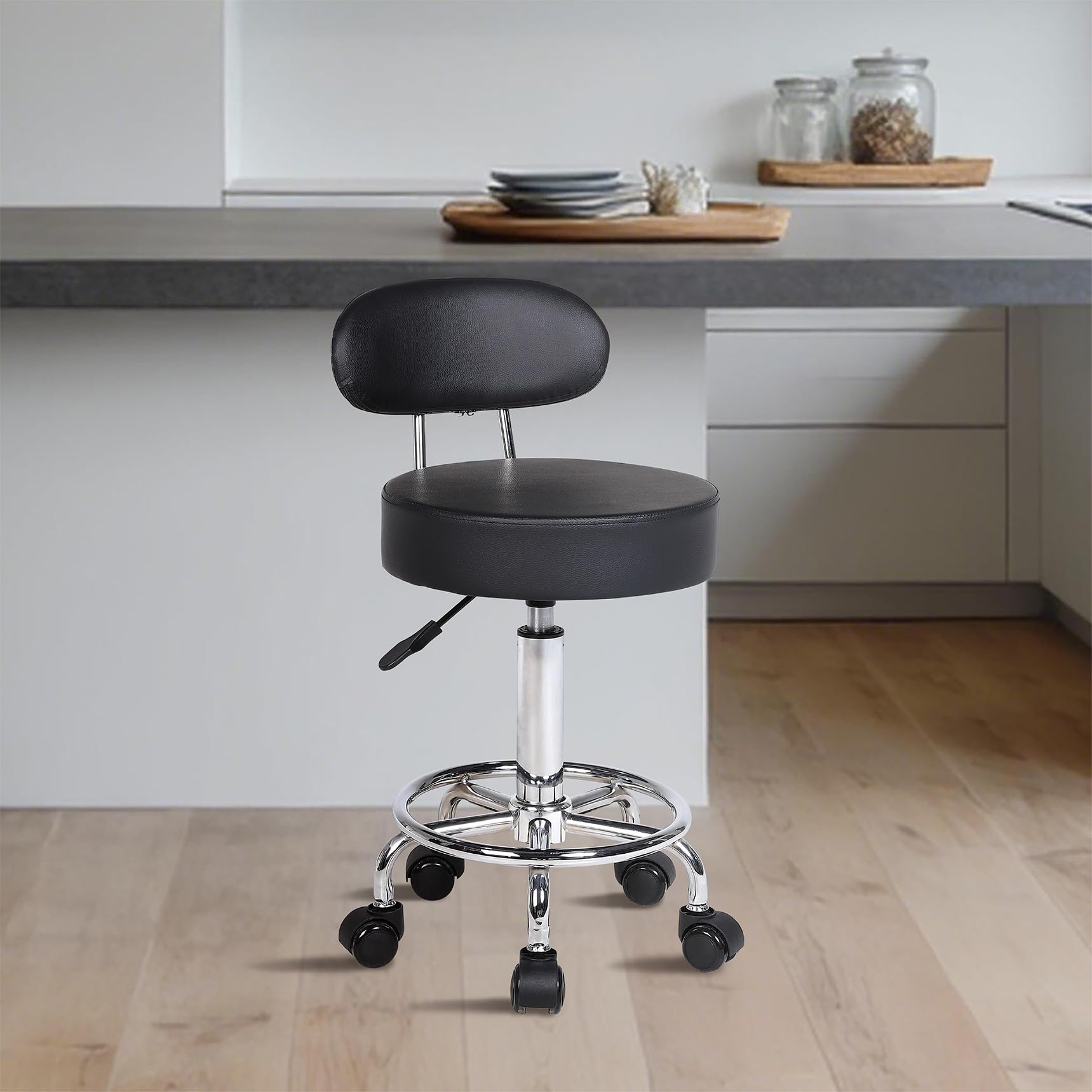 Amazon｜Youhauchair カウンターチェア キャスター付き ハイスツール