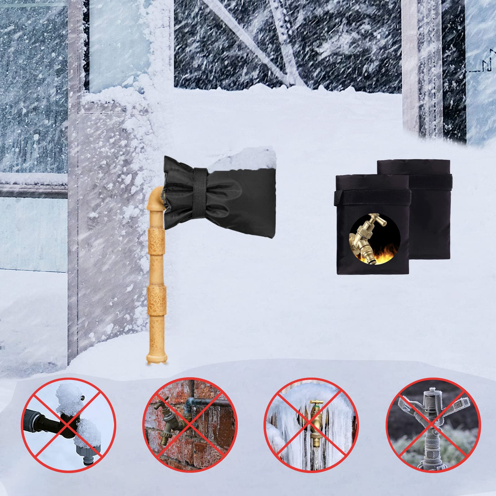 Housse De Protection Pour Robinet Extérieur Isolée épaisse - Marque