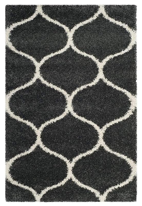 Image of Shaggy Area Rug - Extra Plush Luxury Carpet, Super Soft & Cozy Feel| Perfect for Living Room, Bedroom, and Stylish Home Decor- Dark Grey (8 x 11 ft)