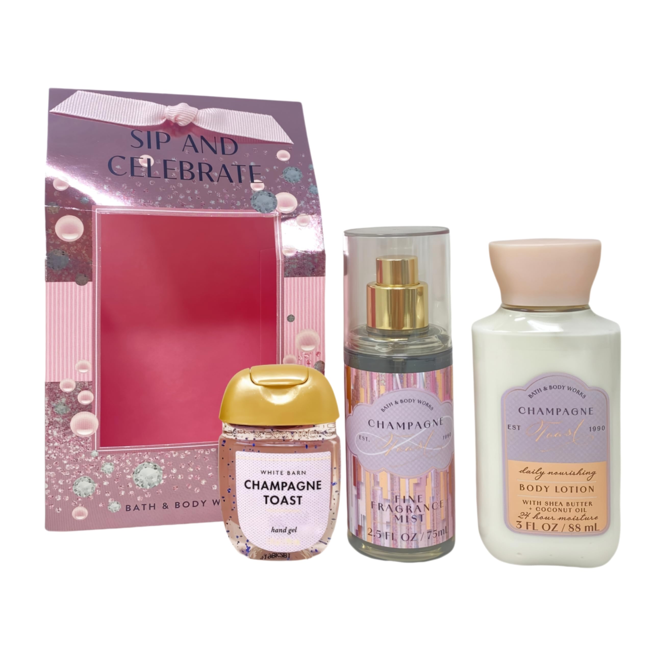 Amazon.com : Bath & Body Works Champagne Toast Bag - Mist, Lotion