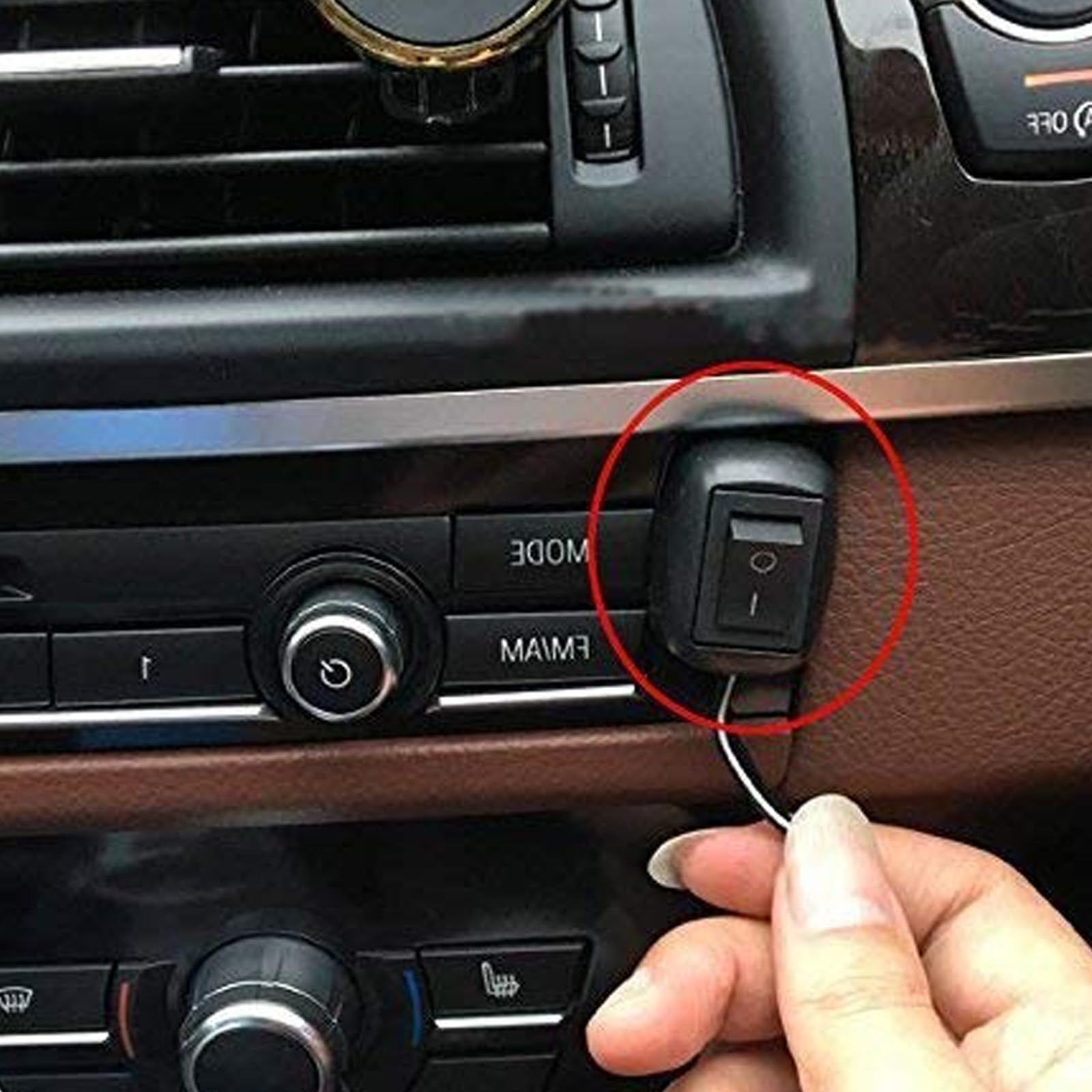 1 Piece Rocker Switch 3 Pin Snap-in On/Off Mini Rocker Switch Push Button Switch For Battery Cars Motorcycles