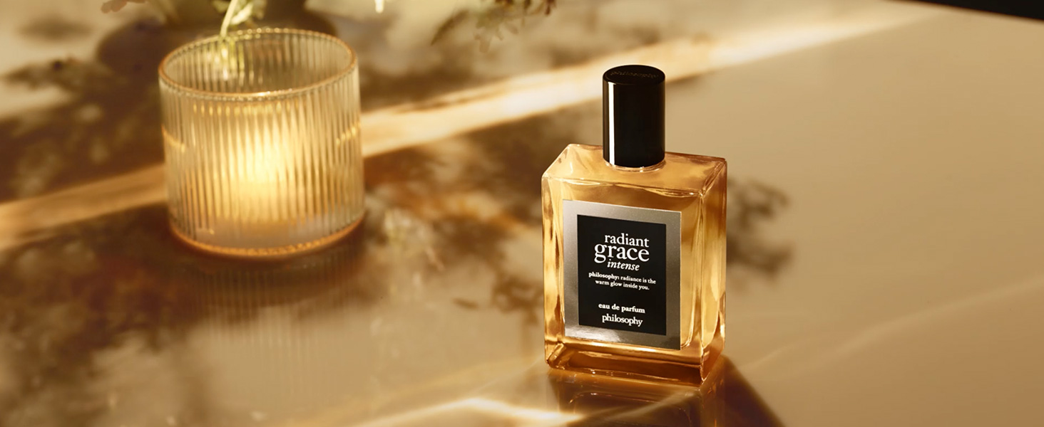 philosophy radiant grace intense eau de parfum for women, 0.33 oz