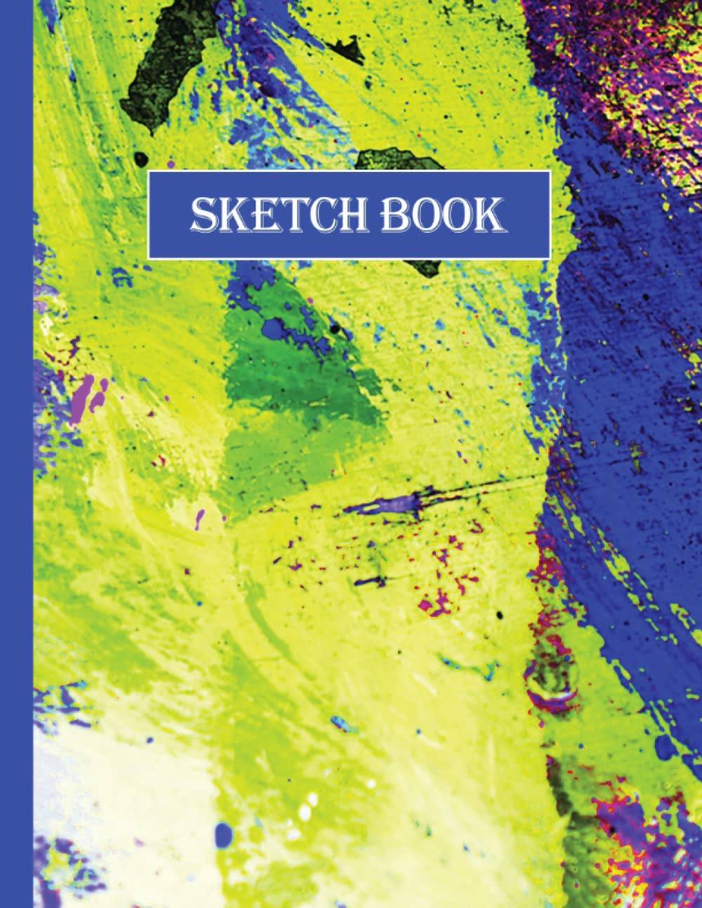 Independently published Sketch Book: A cute Colorful Acrylic Paint sketchbook notebook for drawing for kids.