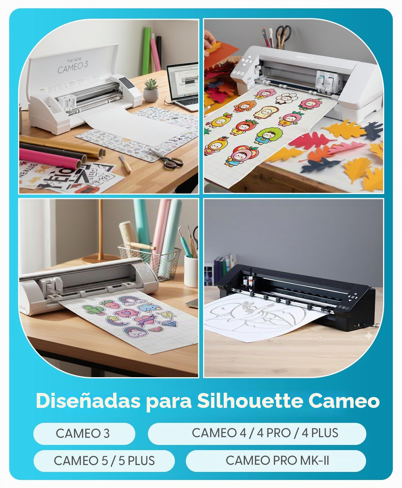 Silhouette CUT-MAT-24 Alfombrilla de Corte Cameo, 30 cm x 60 cm