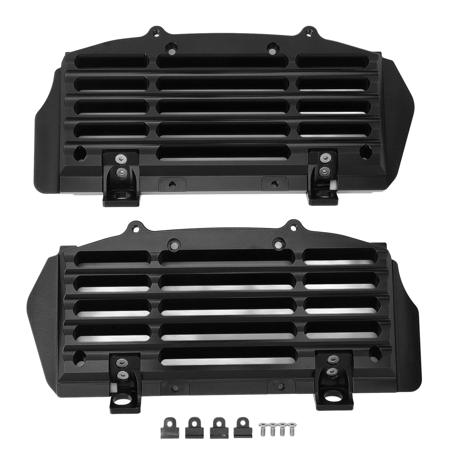Osłona chłodnicy motocykla stop aluminium CNC zapobiega przegrzaniu pasuje do modeli radiator guard motorcycle