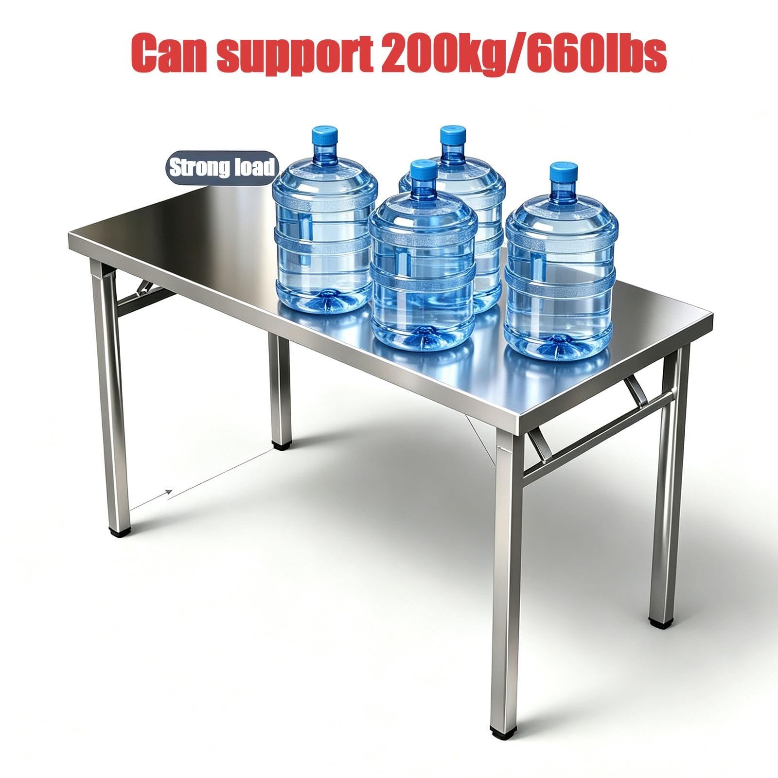 Tavolo da Lavoro, Tavolo Cucina, Tavolo Acciaio Inox