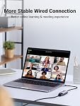 UGREEN USB C Adaptateur Ethernet Gigabit, Thunderbolt 3 RJ45 LAN Convertisseur Compatible avec interrupteur, MacBook Pro/Air, iPhone 17 Pour/Max, iPad, XPS, Galaxy S22 S21 Livre de surface
