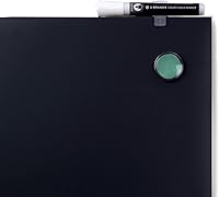 Vista 4 de U Brands Pizarra magnética, 11 x 15.5 pulgadas, sin marco, superficie mate premium, incluye marcador e imán