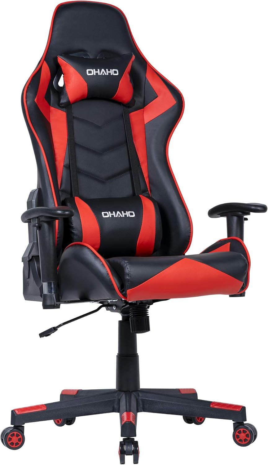 Buy OHAHO Gaming Chair Racing Style Office Chair Adjustable Massage