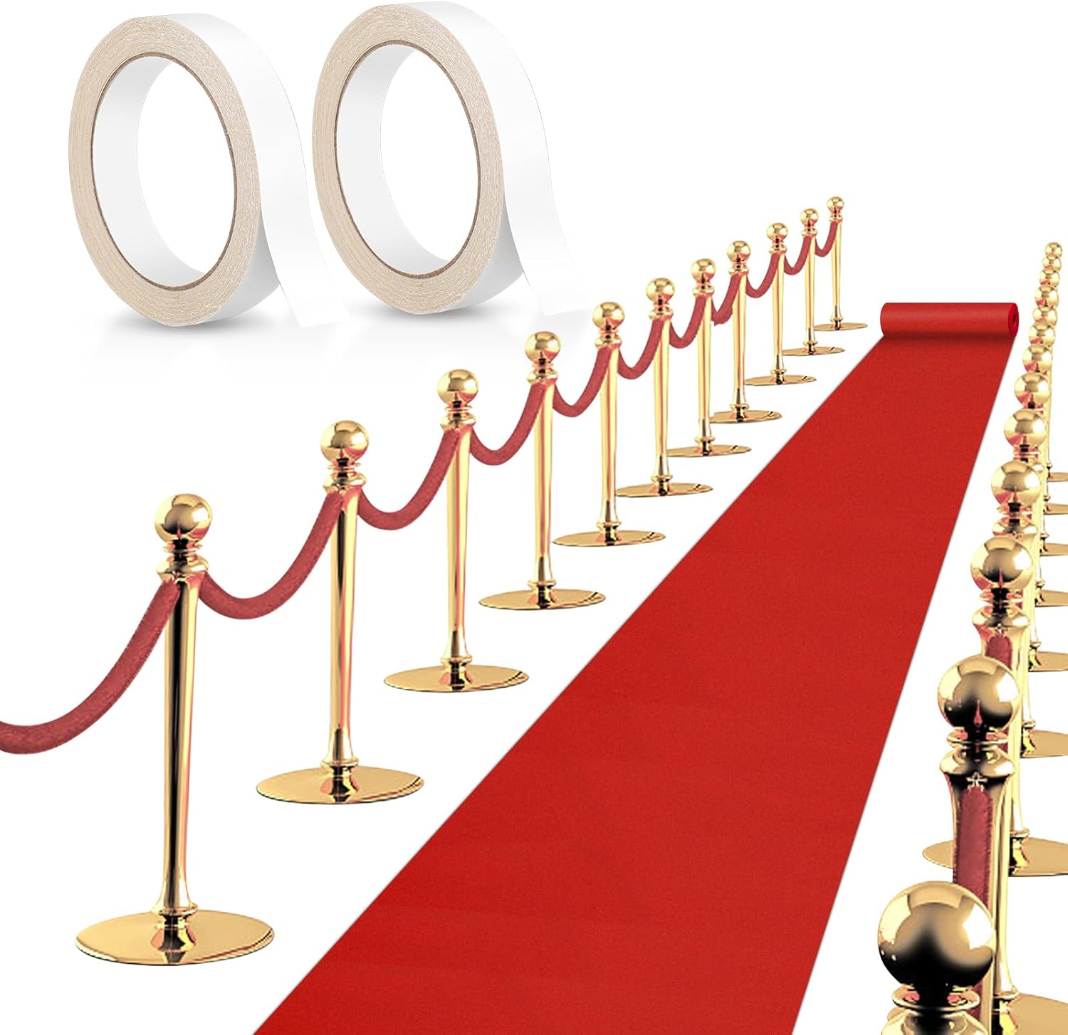 FACULX Red Carpet Runner for Party 80gsm Red Carpet Runner
