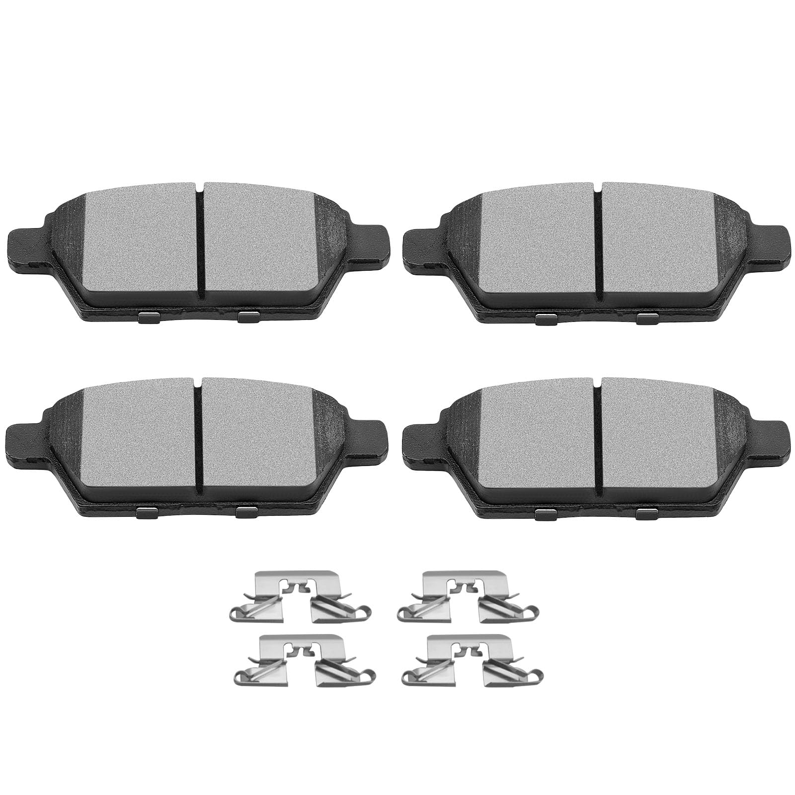 SCITOO D1161 Rear Ceramic Brake Pads Sets Fit For Ford For Fusion 2006-2012,For Lincoln MKZ 2007-2012,For Lincoln Zephyr 2006,For Mazda 6 2006-2013,For Mercury Milan 2006-2011