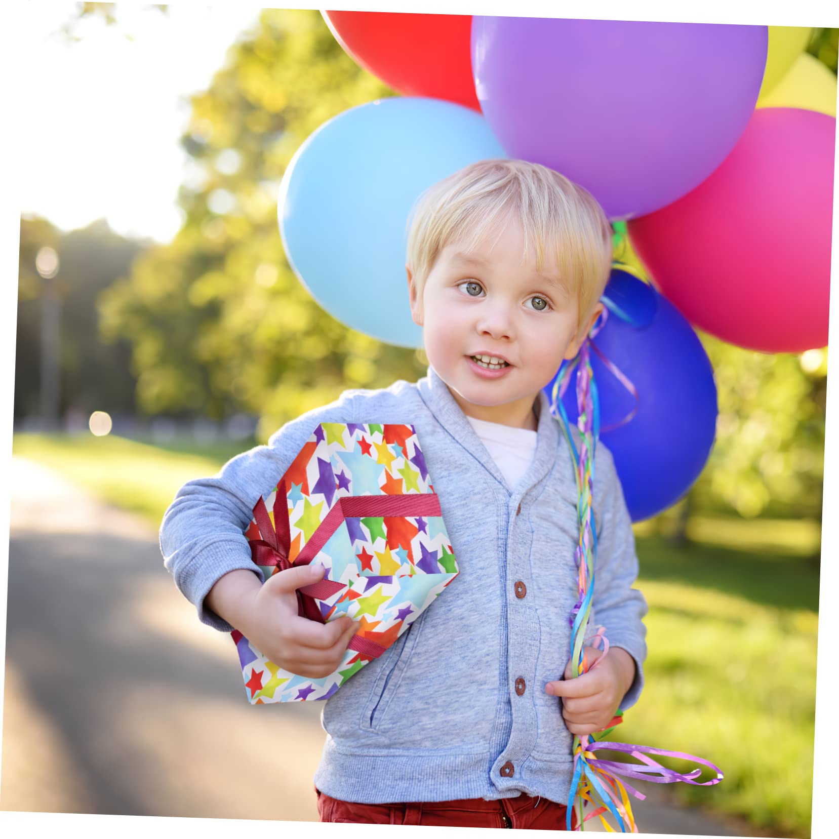 SHERCHPRY 1 Satz Teiliges Geschenkpapier für Geburtstagsfeiern mit Bändern Diy Geschenkverpackungspapier für Bastelideen für Geburtstagsgeschenke und Feiern