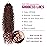 8 Packs Goddess Faux Locs Crochet Hair for Black Women, Long Goddess Locs Crochet Hair, Boho Style Locs, River Hair with Curly Ends (22Inch, OT350, 8Packs)